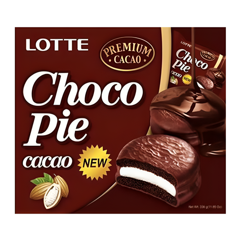Пирожные Lotte Чокопай Какао Choco Pie (12 Пирожных) 336g - Retromagaz