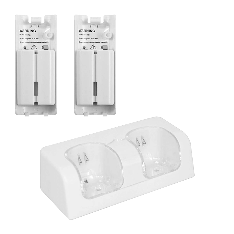 Зарядний Пристрій RMC Wii + 2 Акумулятри White 0.5m Б/У Хороший - Retromagaz