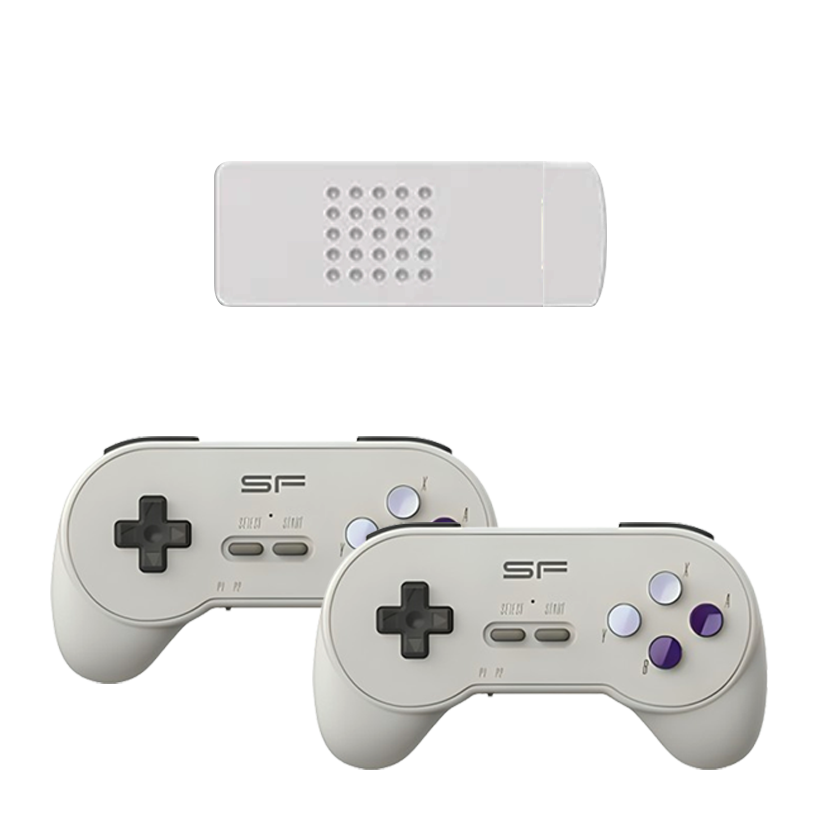 Консоль DataFrog Game Stick + 3000 Вбудованих Ігор 4GB Light Grey - Retromagaz