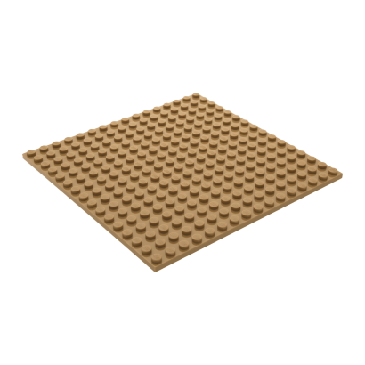 Пластина Lego Звичайна 16 x 16 91405 4613196 Dark Tan Б/У - Retromagaz