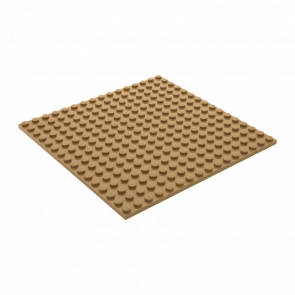 Пластина Lego Обычная 16 x 16 91405 4613196 Dark Tan Б/У