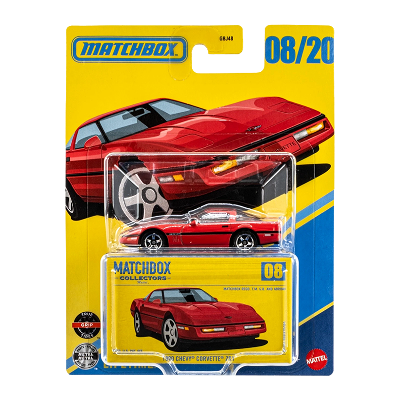 Машинка Premium Matchbox 1990 Chevy Corvette ZR1 Collectors 1:64 JJV94 Red - Retromagaz
