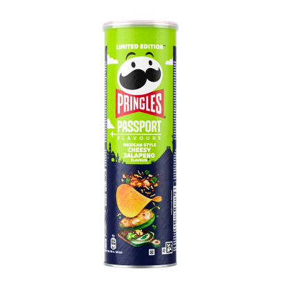 Чипсы Pringles Passport Flavours Mexican Style Cheesy Jalapeno 165g - Retromagaz