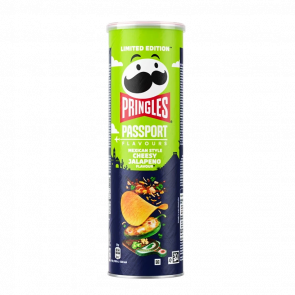 Чипсы Pringles Passport Flavours Mexican Style Cheesy Jalapeno 165g - Retromagaz