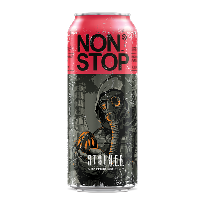 Напиток Энергетический Non Stop Stalker Red 500ml - Retromagaz