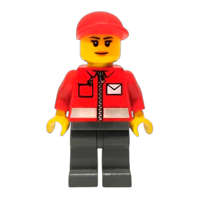 Фігурка Lego 973pb0459 Post Office White Envelope and Stripe City People post011 Б/У - Retromagaz