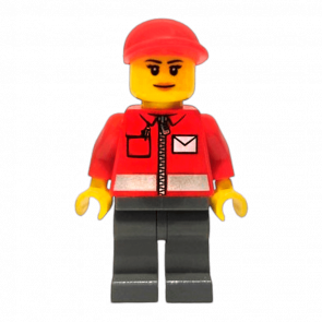 Фігурка Lego 973pb0459 Post Office White Envelope and Stripe City People post011 Б/У - Retromagaz