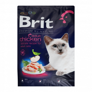 Сухий Корм для Котів Brit Premium by Nature Cat Adult Курка 8kg - Retromagaz