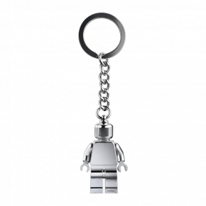 Брелок Lego Chrome Silver Minifigure 854305 Новый - Retromagaz