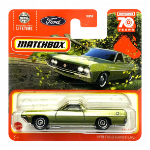 Машинка Велике Місто Matchbox 1970 Ford Ranchero Roadtrip 1:64 HLC54 Green - Retromagaz