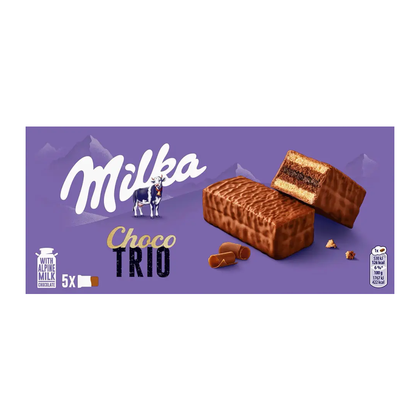 Печиво Milka Choco Trio 150g - Retromagaz