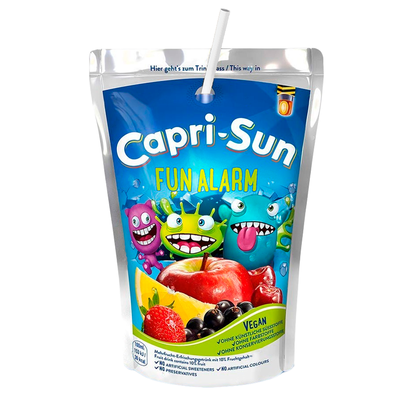 Напій Соковий Capri-Sun Fun Monster Alarm 200ml - Retromagaz