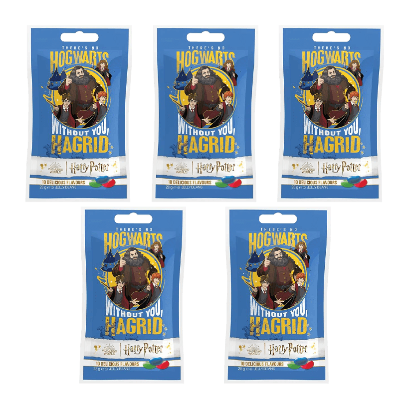 Набір Цукерки Жувальні 5шт Jelly Belly Harry Potter Hagrid Beans 10 Good Flavours 28g - Retromagaz