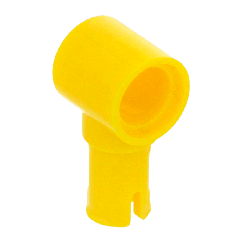Technic 10шт Lego Пін Friction Ridges and Pin 15100 65487 6259269 6282151 Yellow Б/У - Retromagaz