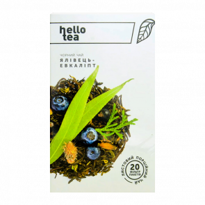 Чай Пакетований Чорний Hello Tea Ялівець-Евкаліпт 40g