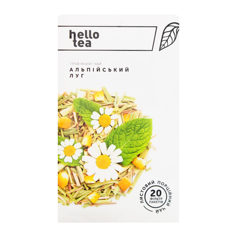 Чай Пакетированный Травяной Hello Tea Альпийский Луг 40g - Retromagaz