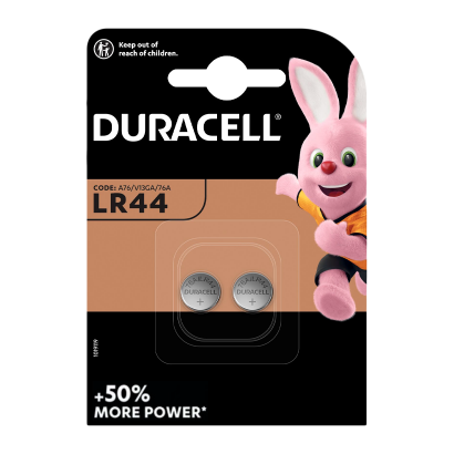 Батарейка Duracell LR44 V13GA A76 2шт - Retromagaz
