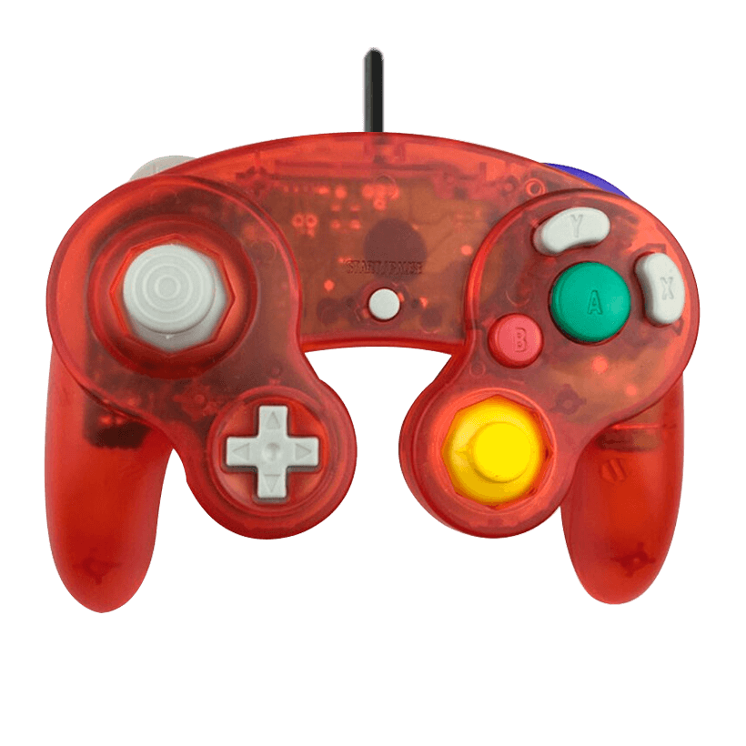 Геймпад Дротовий RMC GameCube Trans-Red 1.7m Новий - Retromagaz