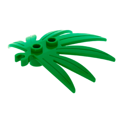 Растение Lego Swordleaf Листья 6 x 5 10884 6022936 6097473 6313099 Green 4шт Б/У - Retromagaz
