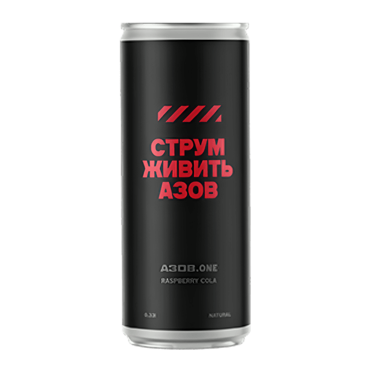 Напиток Underwood АЗОВ.ONE + CТРУМ Raspberry Cola 330ml - Retromagaz