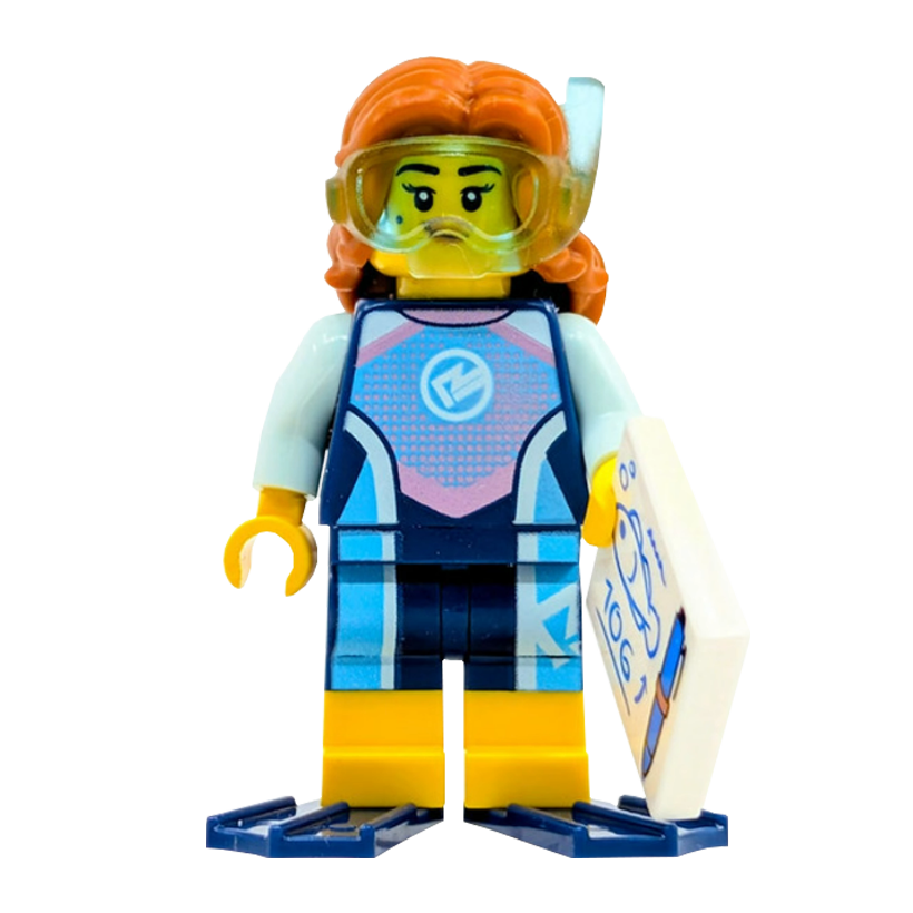 Фигурка Lego Series 29 Marine Biologist Collectible Minifigures col29-2 col474 71052 Новый - Retromagaz