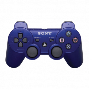Геймпад Бездротовий Sony PlayStation 3 DualShock 3 Blue Б/У Нормальний