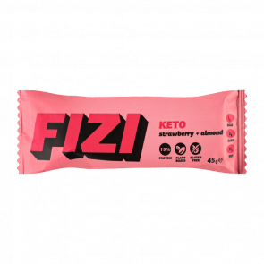 Батончик Fizi Протеиновый Keto Strawberry & Almond 45g