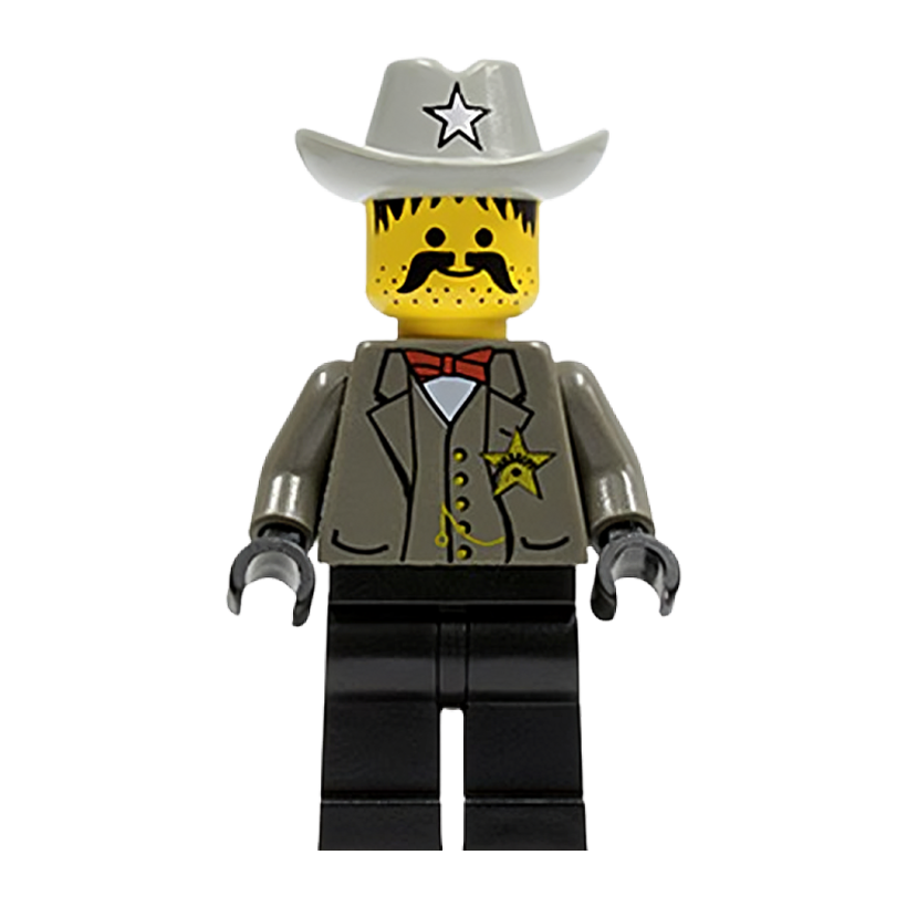 Фігурка Lego Western Sheriff Wild Wyatt West Duke Adventure ww021 Б/У - Retromagaz