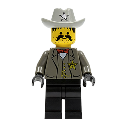 Фигурка Lego Western Sheriff Wild Wyatt West Duke Adventure ww021 Б/У - Retromagaz