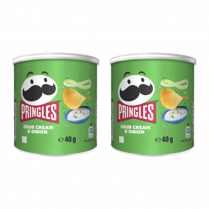 Набор Чипсы 2шт Pringles Mini Sour Cream & Onion 40g - Retromagaz