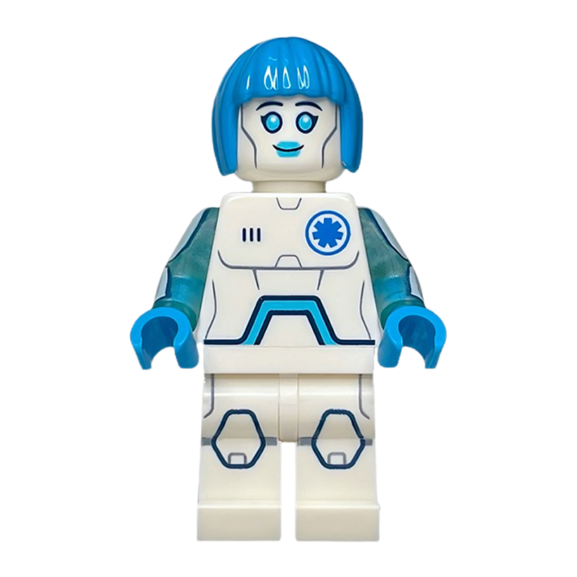 Фігурка Lego Series 26 Nurse Android Collectible Minifigures col26-6 col441 Б/У - Retromagaz