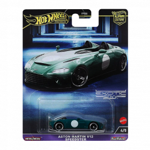 Машинка Premium Hot Wheels Aston Martin V12 Speedster Exotic Envy 1:64 HKC78 Green