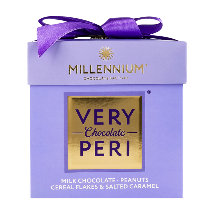 Конфеты Millennium Very Peri Молочные с Арахисом и Соленой Карамелью 140g - Retromagaz