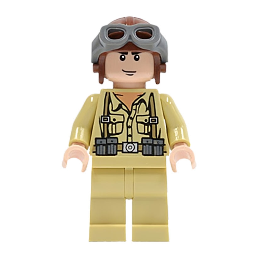 Фігурка Lego Indiana Jones German Soldier 5 Reddish Brown Headgear Films iaj023 Б/У - Retromagaz