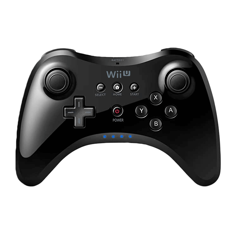 Геймпад Бездротовий Nintendo Wii U WUP-005 Pro Controller Black Б/У - Retromagaz