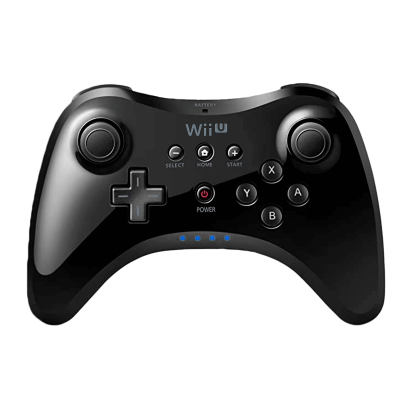 Геймпад Беспроводной Nintendo Wii U WUP-005 Pro Controller Black Б/У - Retromagaz