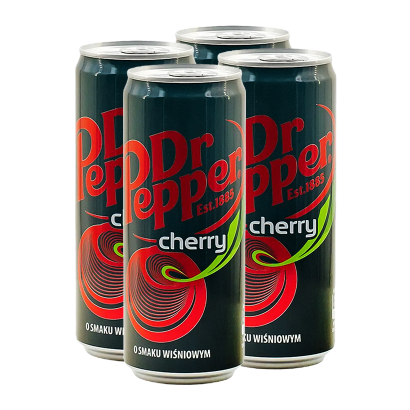 Набір Напій 4шт Dr Pepper Cherry 330ml - Retromagaz