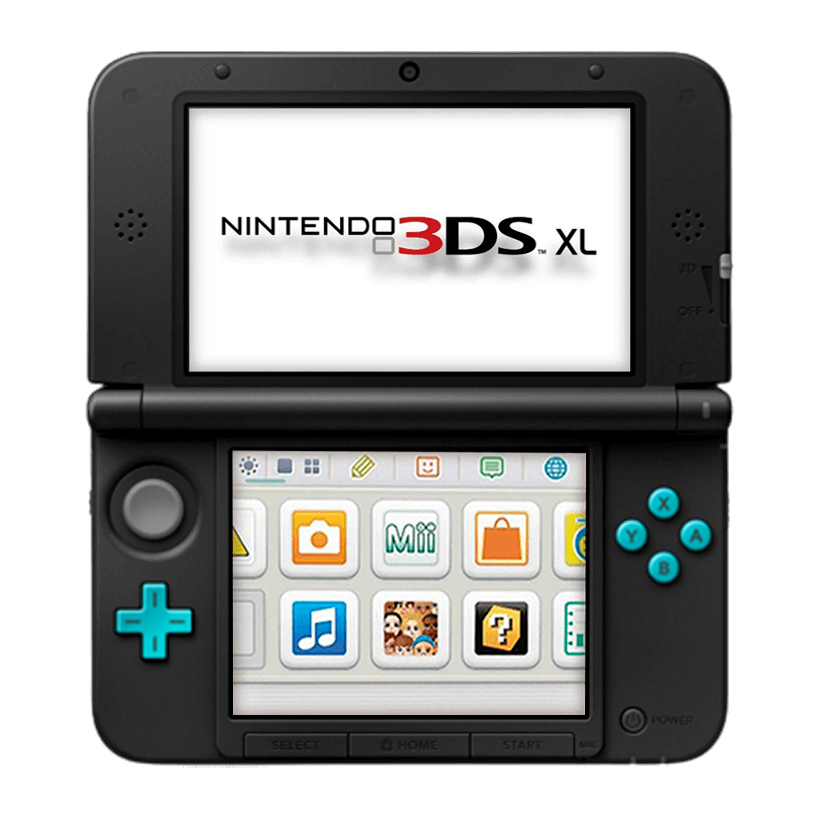 Консоль Nintendo 3DS XL Модифікована 32GB Turquoise Black + 10 Вбудованих Ігор Б/У - Retromagaz