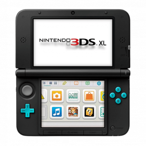 Консоль Nintendo 3DS XL Модифицированная 32GB Turquoise Black + 10 Встроенных Игр Б/У Консоль Nintendo 3DS XL Модифицированная 32GB Turquoise Black + 10 Встроенных Игр Б/У - Retromagaz