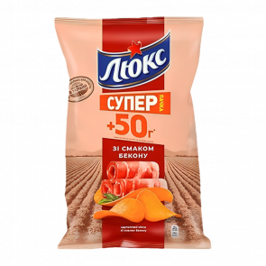 Чипсы Люкс со Вкусом Бекона 183g - Retromagaz