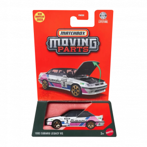 Тематична Машинка Matchbox 1993 Subaru Legacy RS Moving Parts 1:64 JHV33 White - Retromagaz