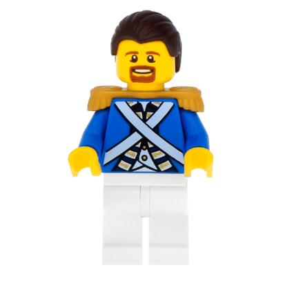 Фігурка Lego Bluecoat Sergeant 1 Adventure Pirates pi150 1 Б/У - Retromagaz