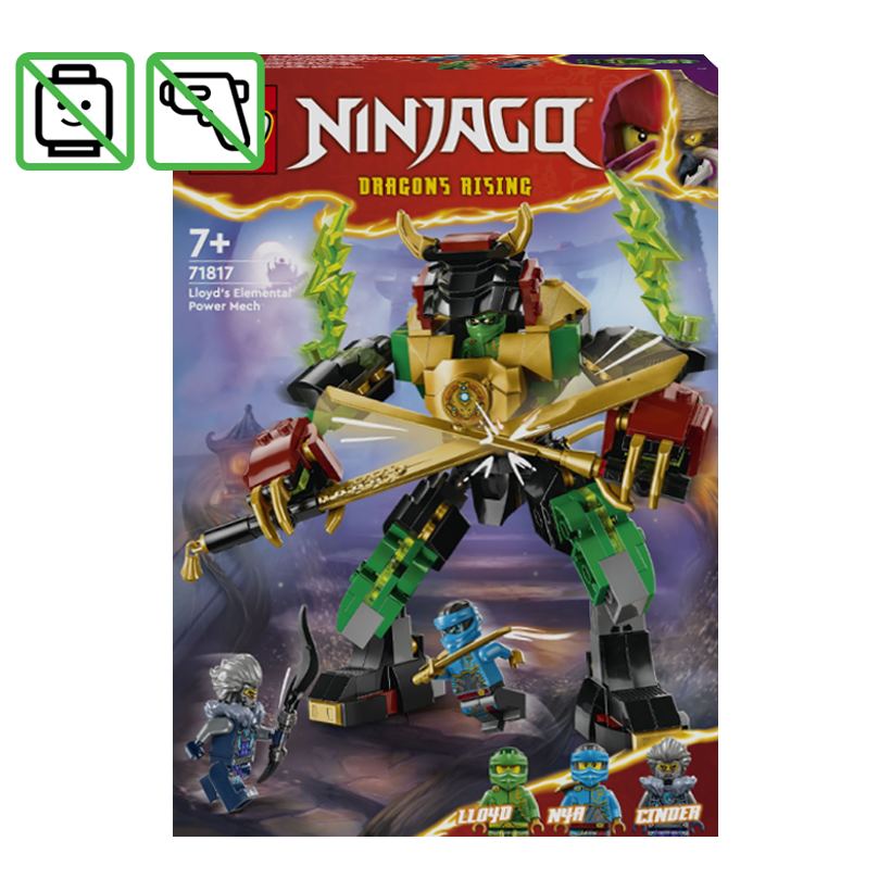 Конструктор Lego Без Фігурок Механізм Стихійної Сили Ллойда Ninjago 71817 Новий - Retromagaz
