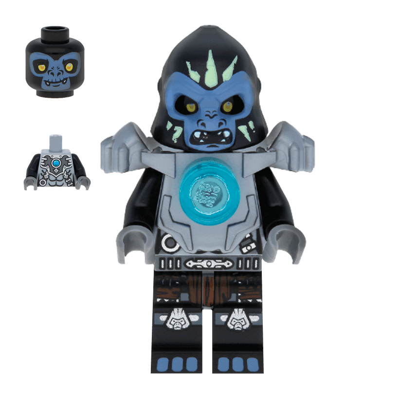 Фігурка Lego Gorilla Tribe Gorzan Legends of Chima loc068 Б/У - Retromagaz