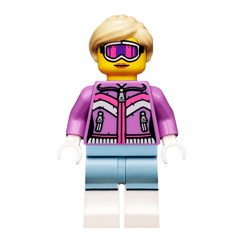 Фігурка Lego Series 8 Downhill Skier Collectible Minifigures col08-7 col119 Б/У - Retromagaz