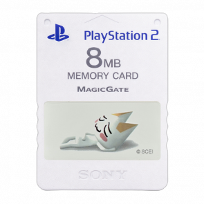 Карта Пам'яті Sony PlayStation 2 SCPH-10020 Doko Demo Issyo Together Anywhere Toro and Shooting Star Limited Edition 8MB White Б/У - Retromagaz