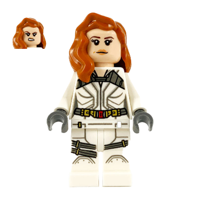 Фигурка Lego Marvel Black Widow White Jumpsuit Super Heroes sh0675 Б/У - Retromagaz