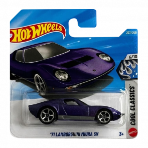Машинка Базовая Hot Wheels `71 Lamborghini Miura SV HW Euro 1:64 JJK54 Purple - Retromagaz