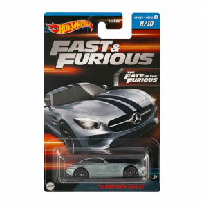Тематическая Машинка Hot Wheels Mercedes-AMG GT Fast & Furious 1:64 HNR88/HNT18 Grey