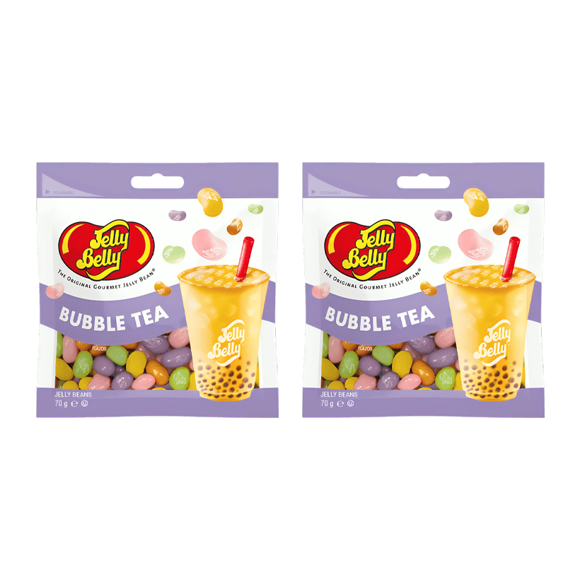 Набор Конфеты Жевательные 2шт Jelly Belly Bubble Tea 70g - Retromagaz